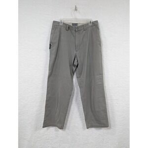 Eddie Bauer Men's‎ 35 X 32 Utility Khaki Gray Outdoors Canvas Chino Pants